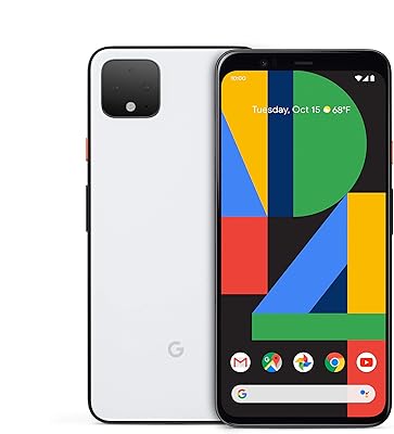 Téléphone portable double sim pixel 4 xl, couleur blanc transparent, 6 go
