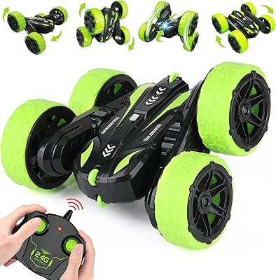 Voiture télécommandée alykdon, jouet de voiture de cascade 4x4 rotatif à 360 degrés