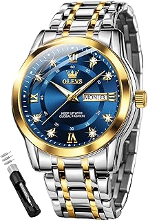 Montre de luxe en diamant pour hommes, montre à quartz étanche en acier