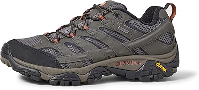 Chaussure de marche merrell moab 2 gtx pour hommes, noir, 41 eu