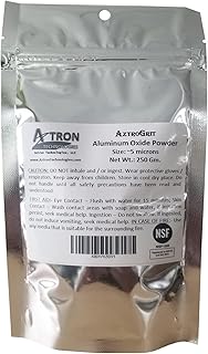 Poudre d'oxyde d'aluminium - 5 microns (taille moyenne); 250g