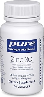 Pure encapsulations supplément hypoallergénique à haute absorption de picolinate de zinc - 60