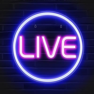 Panneaux lumineux lumiunity neon live néons led on air pour twitch
