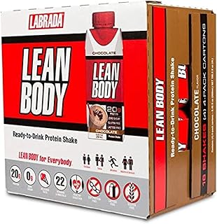 Labrada nutrition - boisson saveur corporelle 20 g de protéines, 16 bouteilles