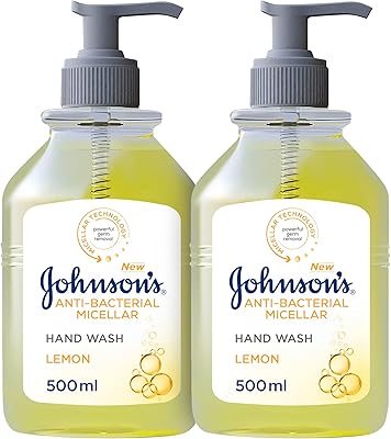 Lavage des mains antibactérien johnson's citron 500 ml article gratuit 5530