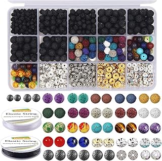 Perles rondes en verre acrylique colorées mingdi - 750 pièces (8 mm)