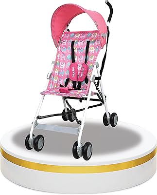 Poussette confortable nurtur rex, poussette légère avec auvent et bandoulière, 6-36 mois
