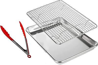 Grille de cuisson et de refroidissement en aluminium universe avec étagère en acier