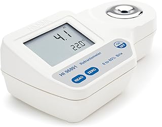 Réfractomètre numérique hanna instruments hi 96801 plage brix 0-85 % pour l'analyse du