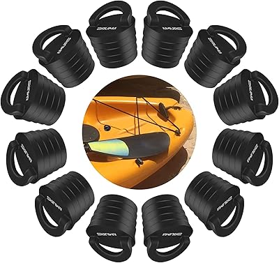 Ensemble de 12 bouchons de drainage pour kayak amors vidange avec poignée