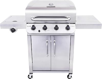 Gril au gaz propane liquide char-broil à 4 brûleurs en acier inoxydable 463375919