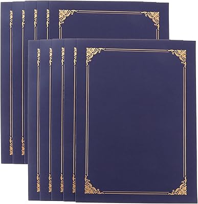 Magiclulu 10 pièces porte-certificat titulaire de diplôme couvertures de certificat titulaire de certificat