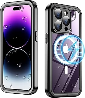 Timdan [real 360] coque étanche pour iphone 14 pro max, objectif de caméra