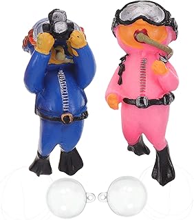 2 pièces figurines de plongeur sous-marin décoration d'aquarium modèles réduits personnes décoration