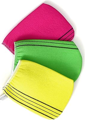 Gant exfoliant coréen original salvar pour douche - 3 pièces