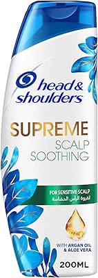 Shampooing suprême tête et épaules à l'huile d'argan et à l'aloe vera