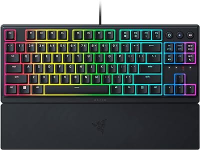 Clavier de jeu razer ornata v3 tkl : touches à profil bas