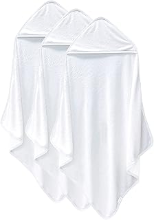 Cosy family lot de 3 serviettes à capuche en bambou pour bébé
