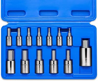 Jeu d'embouts hexagonaux nikko 10075a sae | jeu de 13 | acier s2