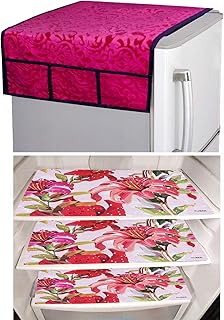 Vadrouille de réfrigérateur 3 pièces cooper industries avec couvercle supérieur pour (rose)