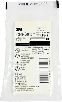Ruban adhésif stérile renforcé 3m - 1/2 x 4" - 10 paquets