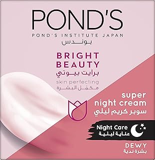 Crème de nuit pond's bright beauty pour une peau plus lumineuse et radieuse