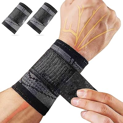 Bandes de compression pour soutien du poignet pour le travail, le fitness, l'haltérophilie
