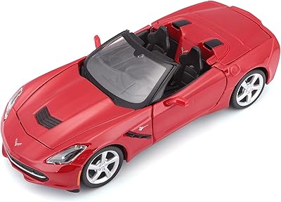 Maisto 1:24 édition spéciale 2014 chevrolet corvette stingray cabriolet - rouge