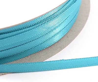 Wesen creative ruban de satin turquoise 3 mm x 100 m