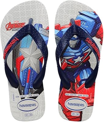 Tongs unisexes top marvel pour enfants, taille 27/28 eu, blanc, blanc