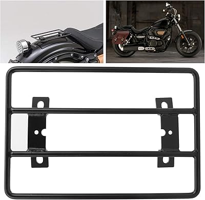 Porte-bagages arrière de moto porte-bagages de garde-boue à siège unique arrière support tuyau