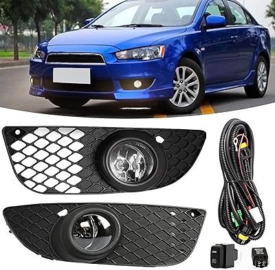 Feux antibrouillard v-getting pour mitsubishi lancer 2008-2014, feux antibrouillard avant h11, lampe halogène