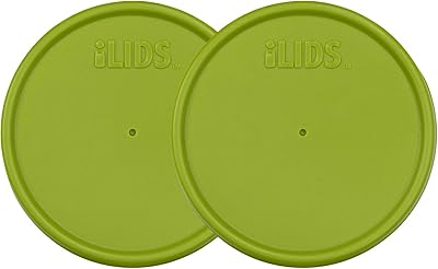 Couvercle de rangement pour bocaux mason i-lides, ouverture large, vert citron, paquet de 2. Diaytar : Vivez l'expérience du shopping malin