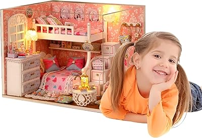 Ensemble de maison de poupée miniature mippigen puzzle me, accessoires de maison
