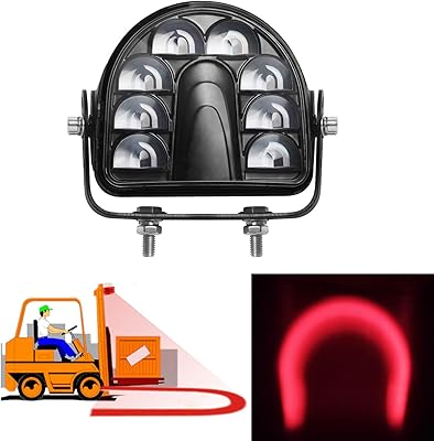 Lumière de sécurité à led à arc rouge oneray pour entrepôt de chariots