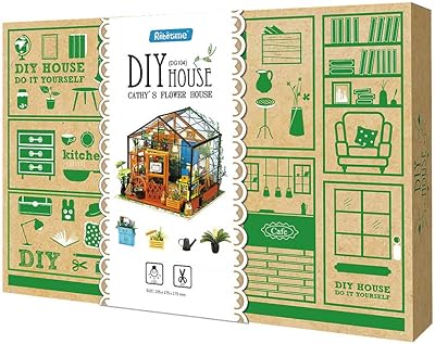 Kit de serre 3d robottime avec mini lumière led pour fabriquer un modèle