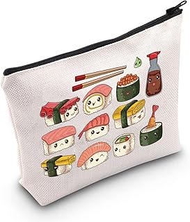 Trousse de maquillage livlo funny sushi cadeau sushi kawaii sushi trousse de maquillage à fermeture éclair pour sushi japonais pour les amateurs de nourriture, sushi drôle, trousse à cosmétiques. Votre supermarché en ligne au Sénégal, c'est Diaytar