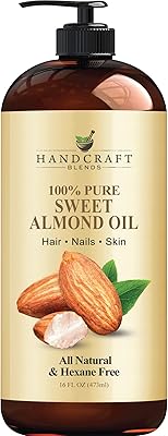 Huile d'amande douce 100 % pure - qualité thérapeutique entièrement naturelle - grand