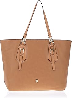 Forest l shopping pu tan 33x14x31 us polo, tan, contemporain