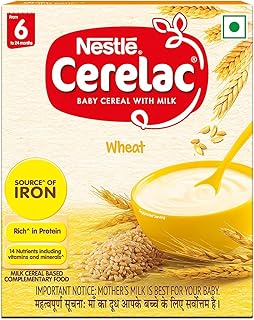 Céréales pour bébés nestlé cerelac stage 1 (6 mois - 24 mois) blé