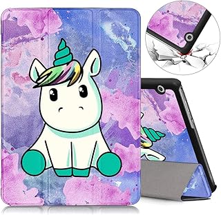 Coque zofan huawei mediapad t3 10, fine et légère, pliable en cuir avec motif, adsorption magnétique pour tablette huawei mediapad t3 10 pouces, licorne. Diaytar Sénégal : Qualité garantie, prix imbattables, livraison rapide