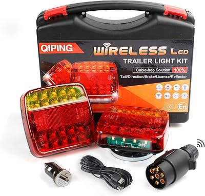 Keeping kit de feux arrière led magnétiques sans fil 12 v pour voiture