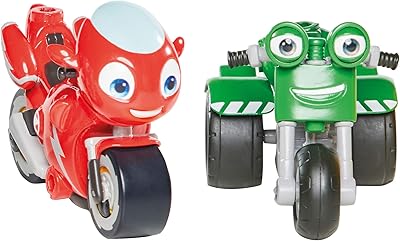 Ensemble de figurines tommy ricky zoom core racer ricky zoom et dj, taille
