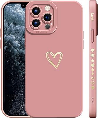 Ercelli coque de luxe pour téléphone portable avec motif cœur