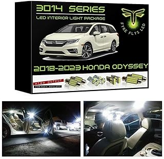 Fairy flies 15 pièces lumières intérieures led blanches pour honda odyssey 2018-2021 ultra