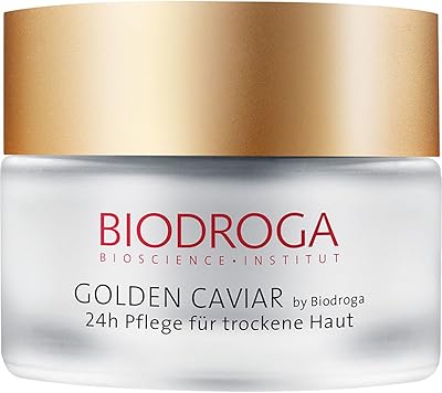 Crème de soin peau sèche 24 heures biodroga golden caviar - 50 ml