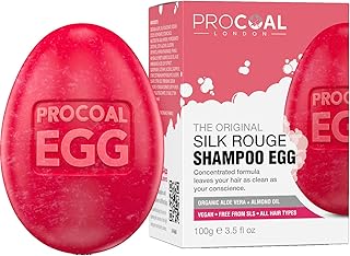 Procol silk rouge egg shampoo - barre de shampoing écologique sans sls hydratant