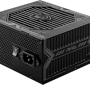 Alimentation msi bronze+80+ 650 w mag a650bn, conception de circuit dc dc, taille de ventilateur 120 mm, pfc actif, 100-240 v, atx - noir. Diaytar : Où chaque achat est une victoire pour votre budget