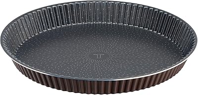 Moule à tarte cannelé tefal perfect bake 24 cm, aluminium antiadhésif - j5548202
