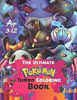 Le livre de coloriage pokémon jumbo ultime pour les 3-12 ans : livre